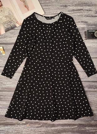 Женское платье в горошек