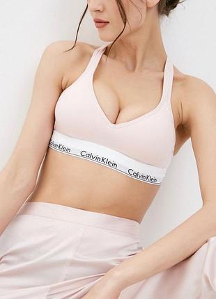 Хлопковий топ,бюстгальтер calvin klein
