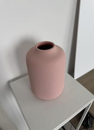 Ваза керамічна рожева