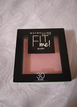 Рум'яна maybelline тон 30