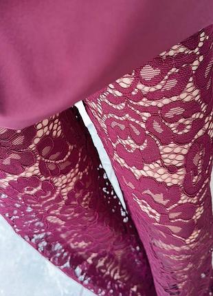 Стильний костюм з гіпюровими штанами  ( мають шорти з софту) та оверсайз футболкою