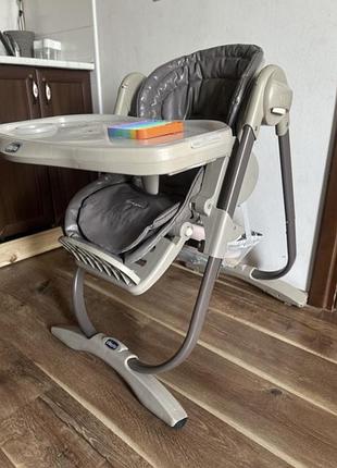 Крісло стільчик столик для годування chicco