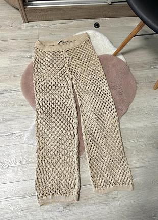 Пляжні штани сіточка від stradivarius