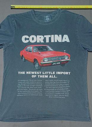 Плечи 46 см ford official licensed product серая футболка size м