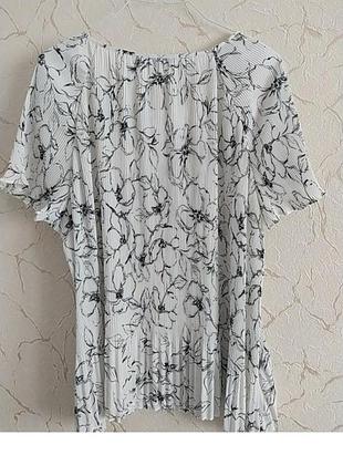 Элегантная нежная блуза-плиссе