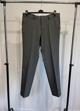 Marks spencer чоловічі брюки сірі класичні штани 34