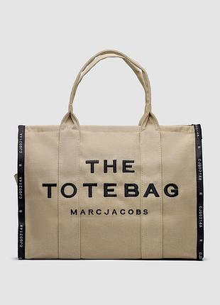 Сумка marc jacobs the jacquard large tote bag beige