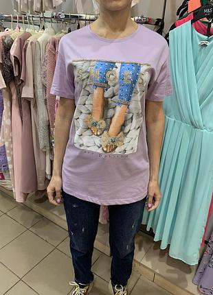 Футболка женская туречевка mint