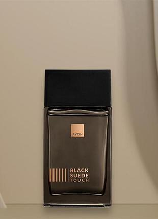 Туалетна вода black suede touch, 100 мл avon / ейвон блек суд тауч