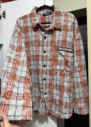 Сорочка balenciaga xl оверсайз