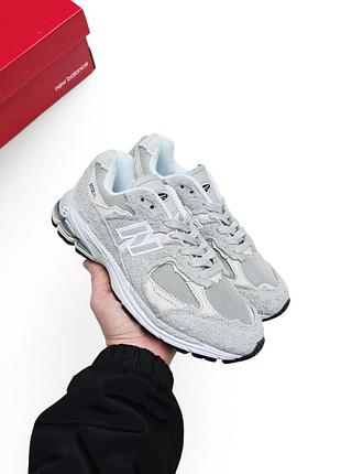 Мужские кроссовки new balance 2002r серые