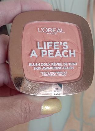 L'oréal рум'яна тон 01