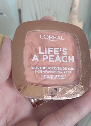 L'oréal рум'яна тон 01 без щіточки
