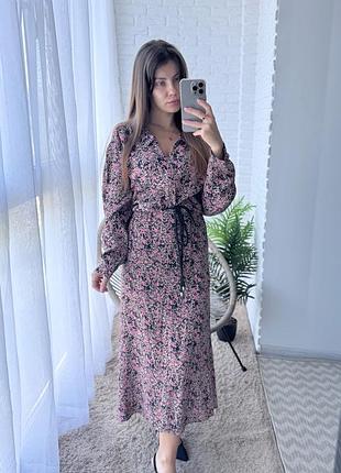 Длинное платье next