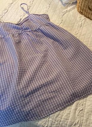 Сарафан в клетку с бретелями h&amp;m divided, xs