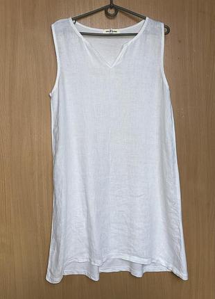 Платя  без рукава натуральна тканина