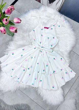 Літній сарафан для дівчинки