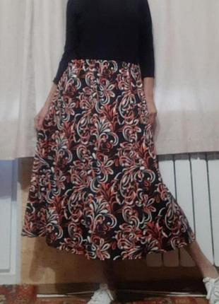 Юбка на резинке новая трикотаж