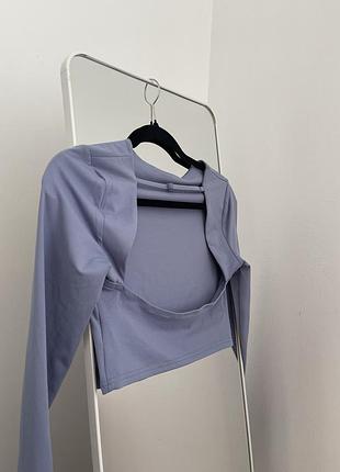 Топ з відкритою спиною від shein