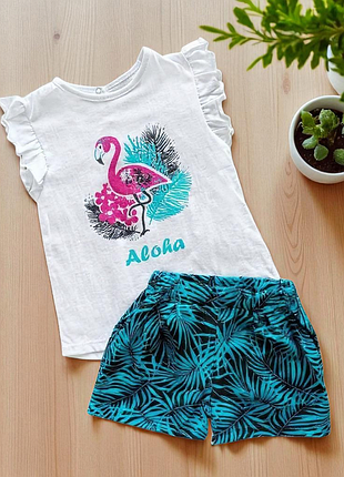 Комплект на дівчинку дихаюча тканина 100% бавовна