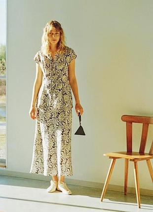 Льняное платье fragile