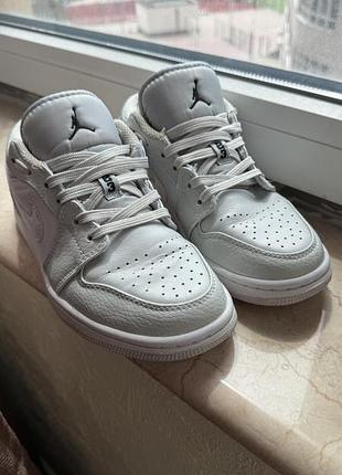 Кроссовки air jordan 1 low white camo