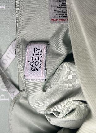 Комплект oh polly mint green mesh co-ord топ-бралет и облегающая юбка5 фото