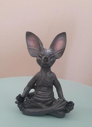 Сфинкс фигурка, статуэтка с сфинксом, декор с котом сфинксом