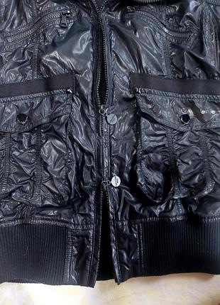 Стильная куртка-бомбер calvin klein jeans xs (42) оригинал 7