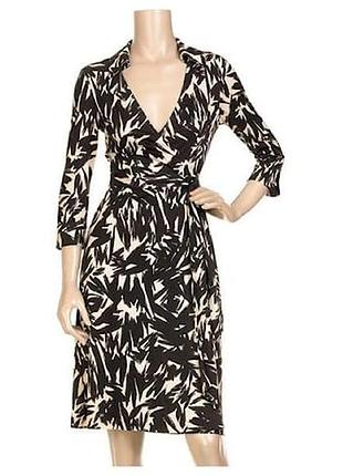 Шовкова трикотажна сукня на запах