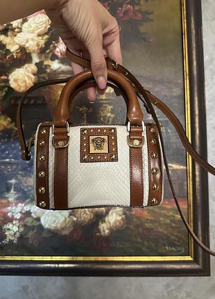 Коллекционная сумка gianni versace из кожи питона