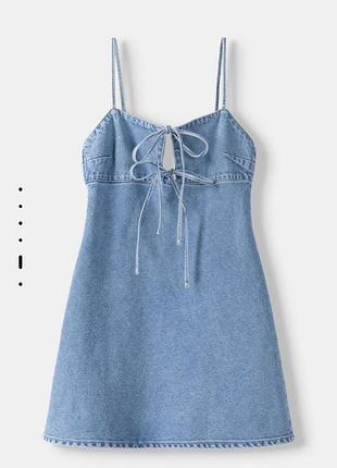 Плаття джинсове bershka