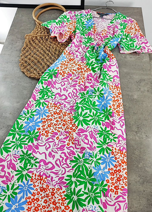 Милое платье в цветной принт primark