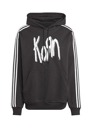 Худі в колаборації adidas korn адідас мерч гранж рок альт неформальний в стилі dollskill demonia