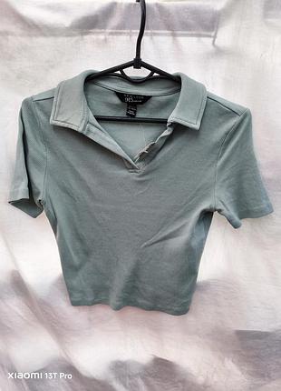 Топ футболка дитяча поло в рубчик