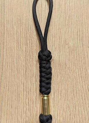 Темляк брелок из паракорда military paracord vs гильза. зсу7 фото