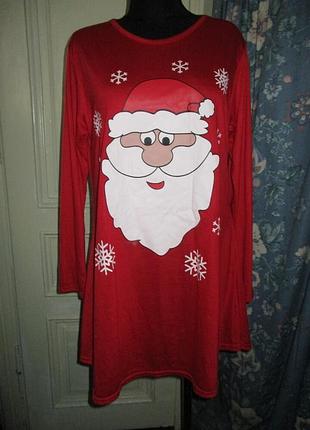 Платье новогоднее.разм xl