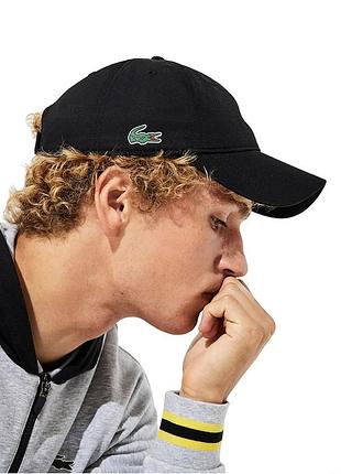 Lacoste lightweight poly cap rk2662 10 031 кепка унісекс бейсболка оригінал чорна