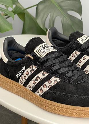 Кросівки жіночі adidas handball spezial black leopard — купити в