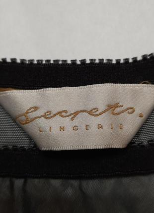 Secrets lingerie   красиаый пеньюар на завязке спереди с вышивкой4 фото