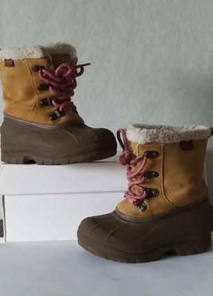 Зимові(на хутрі)чоботи/сноубутсы1 фото