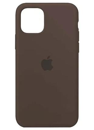 Silicone case full for Apple iphone 12 pro max silicon case prodred max (22) brown