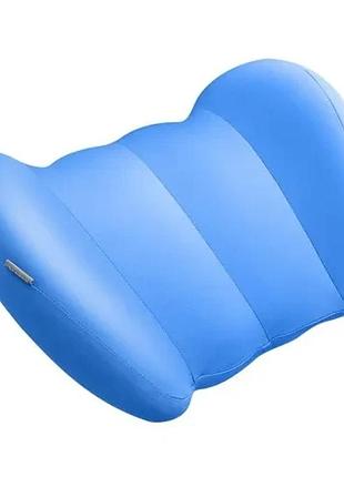 Подушка для подорожей baseus comfortride series car lumbar pillow blue c20036401311-00