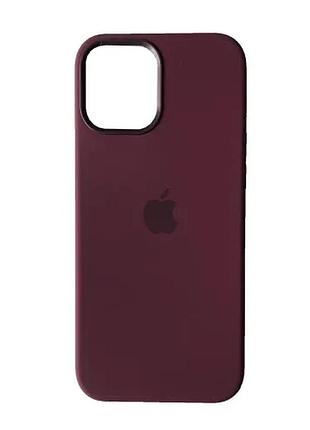 Original silicone case for Apple iphone 12 pro max silicon case prodred max plum