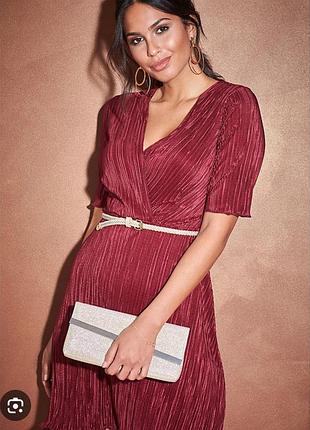 Плісероване стильне галіфе сукня плаття вечірнє