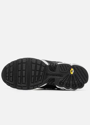 Nike air max tn plus 3 leather black white 10