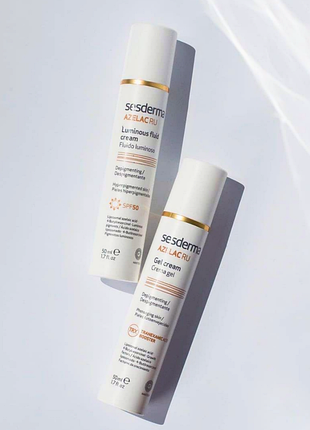 Sesderma azelac ru luminous fluid spf50 — освітлення, депігментація, сяйво шкіри та захист від сонця
