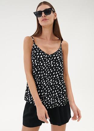 Вискозная майка на бретелях,р.s