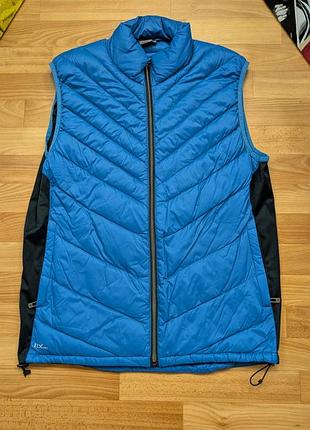 Трекінгова,туристична жилетка безрукавка cross sportswear натуральний пух x mammut x salomon