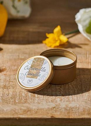 Новая фирменная ароматическая свеча от комаров с ароматом цитронеллы citronella sinsay